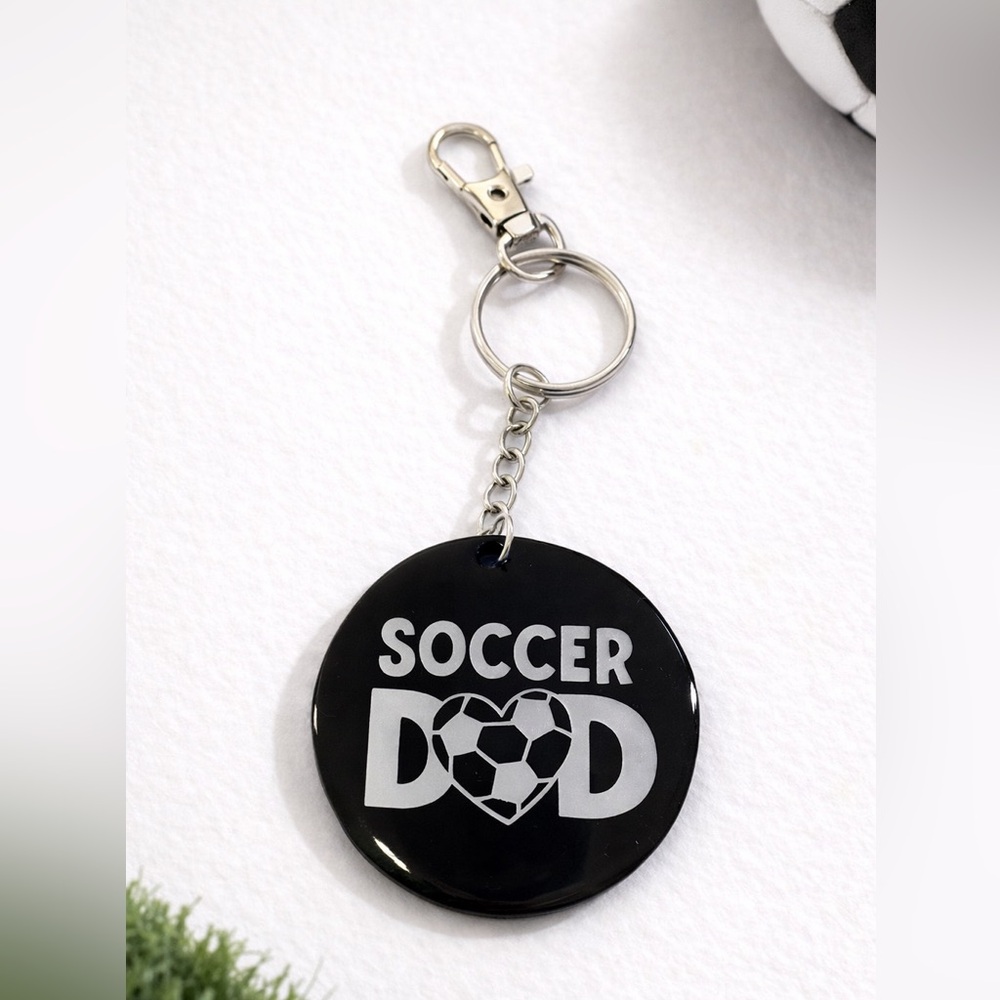 Soccer Dad Black Key Holder